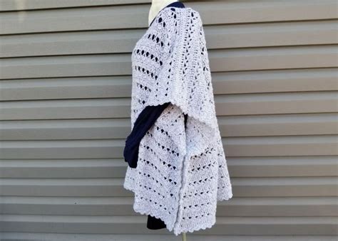 Light Lacy Poncho Highland Hickory Designs Free Crochet Pattern Crochet Jacket Pattern