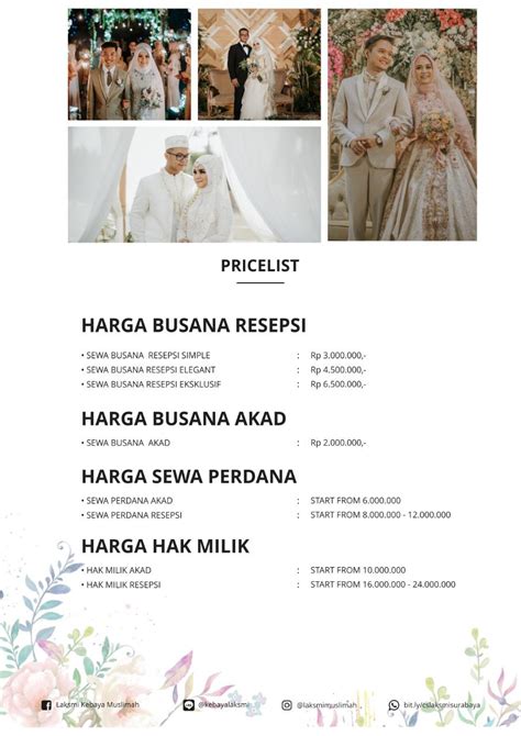 Laksmi Wedding Sewa Busana Pengantin Muslimah Bertema Rustic Wulan Kenanga