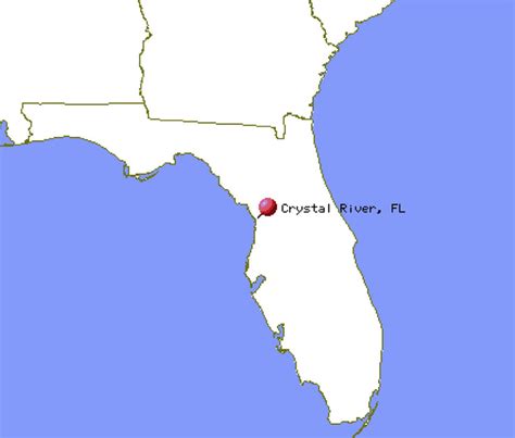 Map Of Florida Featuring The Location Of Crystal River Download Scientific Diagram