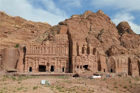 Nabataean Tombs Of Petra Illustration World History Encyclopedia