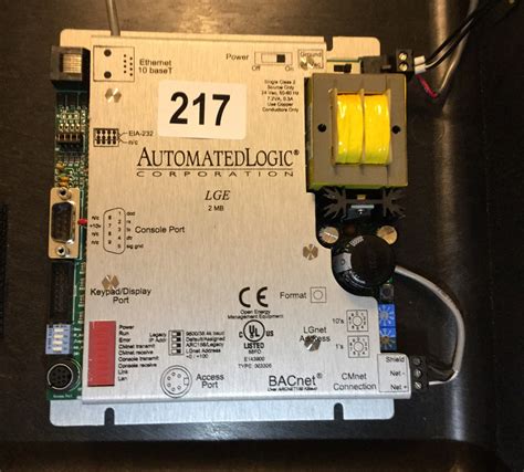 Automated Logic Lge 2mb Control Module Bacnet Hvac Bms Arcnet Ethernet