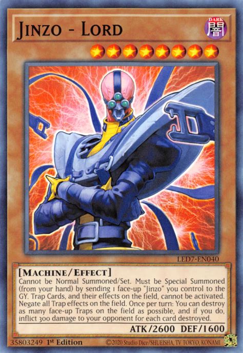 We're hoping he gets a makeover in the near future. Jinzo - Lord - Yugipedia - Yu-Gi-Oh! wiki