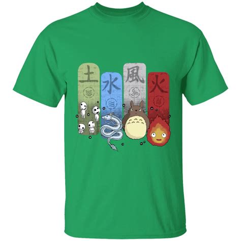 Ghibli Elemental T Shirt Unisex Ghibli Store