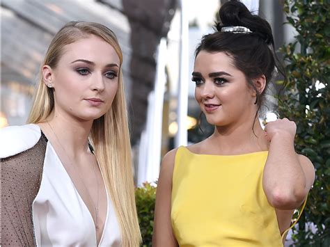 Game Of Thrones Actresses Maisie Williams And Sophie Turner Defined