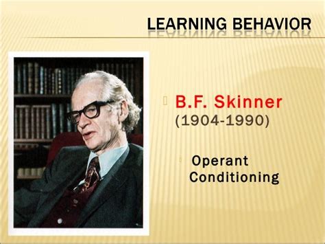 Bf Skinner Operant Conditioning
