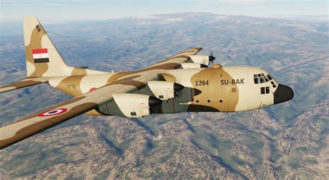 Egyptian Air Force Eaf C 130 And Kc 130 Hercules Liveries For Ai