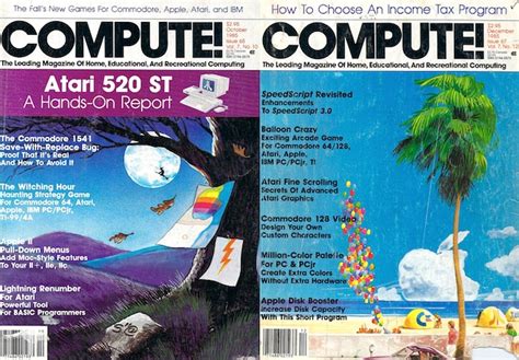 First Encounter Compute Magazine And Its Glorious Tedious Type In