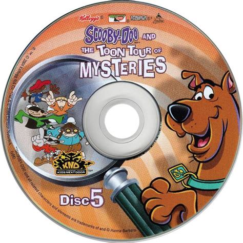 scooby doo and the toon tour of mysteries dvd disc 5 movies and tv promotional items