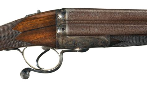 Spectacular Cased Charles Lancaster Quad Barreled Hammerless Shotgun