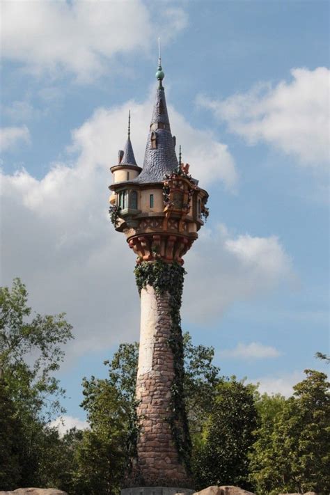 Rapunzels Tower At The Magic Kingdom Disney Magic Kingdom