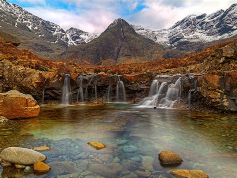 Fairy Pools, Isle Of Skye Scotland Desktop Wallpaper Backgrounds free ...