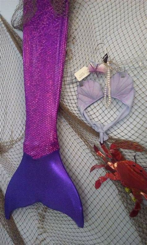 Swimmable Mermaid Tail Purple Scales With By Siestakeymermaids