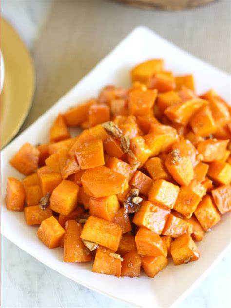 ​these sweet potato recipes are quick and simple and can be enjoyed any time of the day—even during breakfast. Butter Pecan Sweet Potato Recipe - Liz on Call
