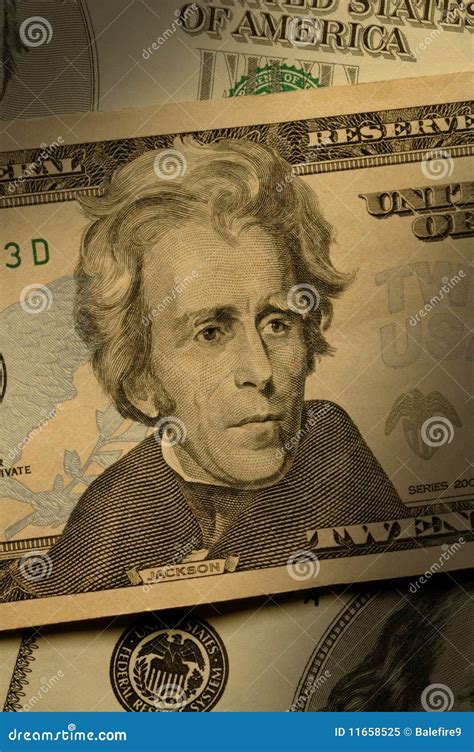 Andrew Jackson On The 20 Bill Stock Image Image Of Monetary Bank