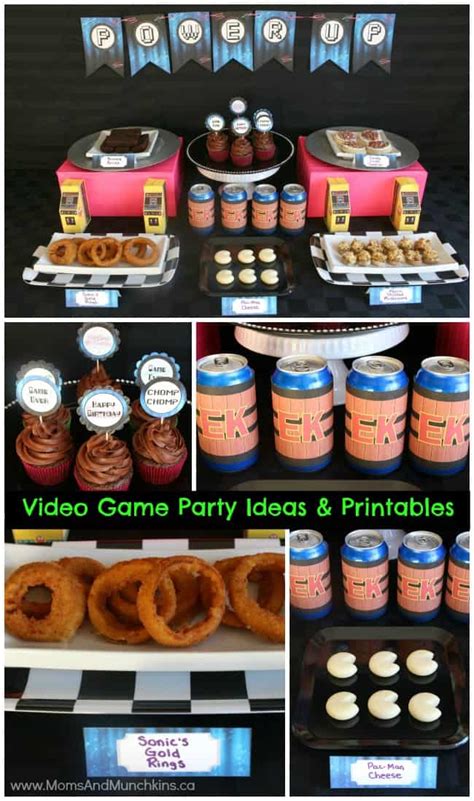 Maybe you would like to learn more about one of these? Retro Video Game Party Ideas - Moms & Munchkins