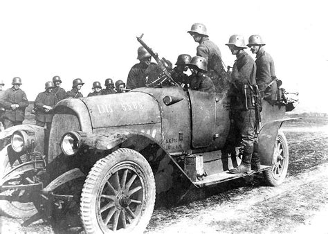 Wwi German Mg Car Armoured Cars Pinterest Wwi Armored Car And Troops