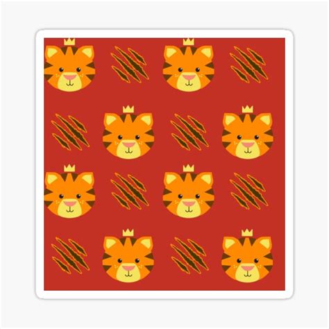 Baby Tigers And Paw Scratches Sticker For Sale By Kmleon Be Redbubble