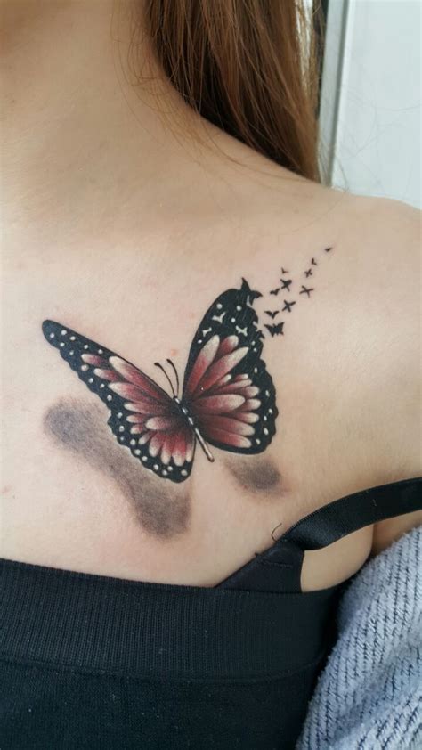 3d Butterfly Tattoo Realistic Butterfly Tattoo Watercolor Butterfly