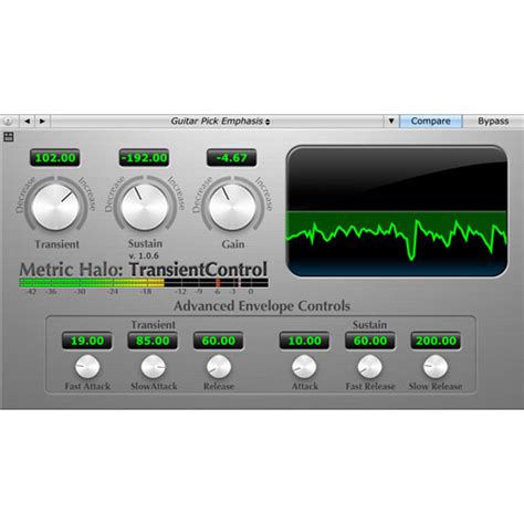 Metric Halo Software Transientcontrol Transient Transientcontrol