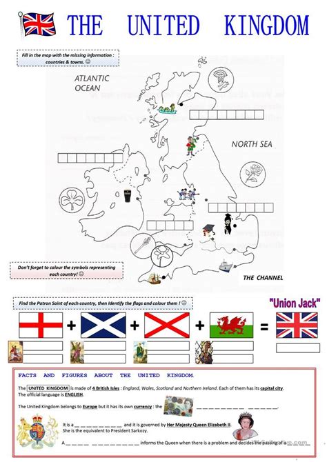 The United Kingdom Worksheet Free Esl Printable Worksheets Made By