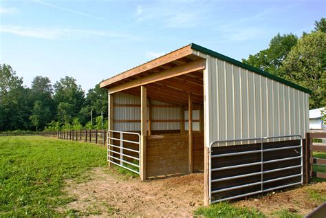 Run In Shed Horse Shelter Livestock Barn Horse Barn Ideas Stables