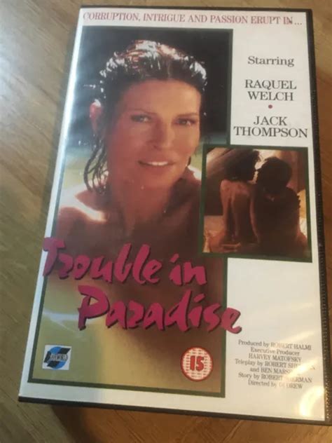Trouble In Paradise Vhs Video Raquel Welch Picclick