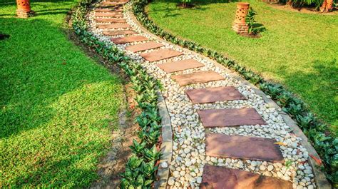 Diy Stone Walkway Design Ideas For Garden Path