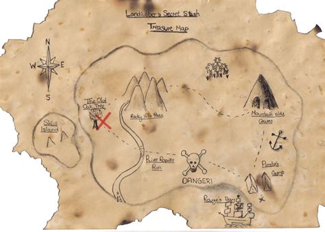 How To Draw A Treasure Map