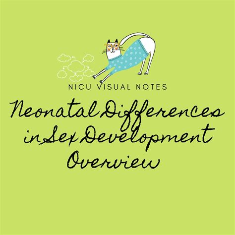 Neonatal Differences In Sex Development Nicu Notes Nursing Etsy