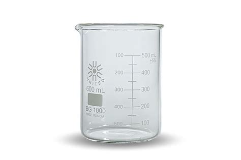 Beakers Low Form Borosilicate Glass 600 Ml 6 Pack Arbor Scientific