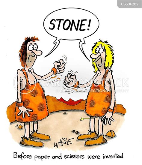 Stone Age Tools Cartoon