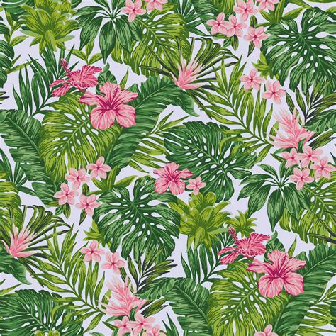 Waverly Inspirations 100 Cotton 45 Width Tropical Print Pink Color