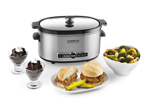 They're the right color for it and you'll still get that wow factor as a gift. Best Slow Cookers: KitchenAid KSC6223SS 6-Qt. Slow Cooker ...