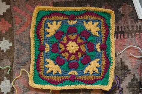 English Garden Afghan Square Pattern By Julie Yeager Crochet Mandala