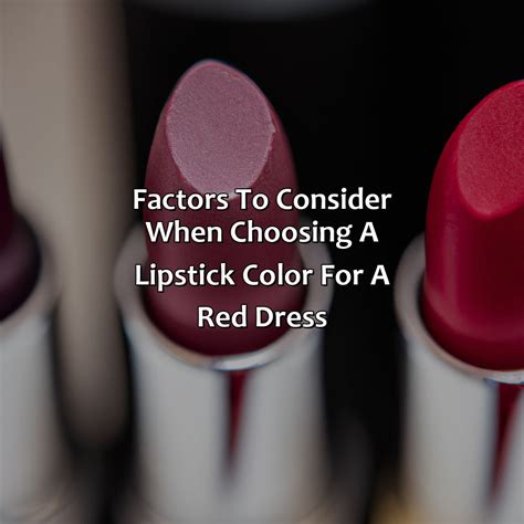 What Color Lipstick With Red Dress