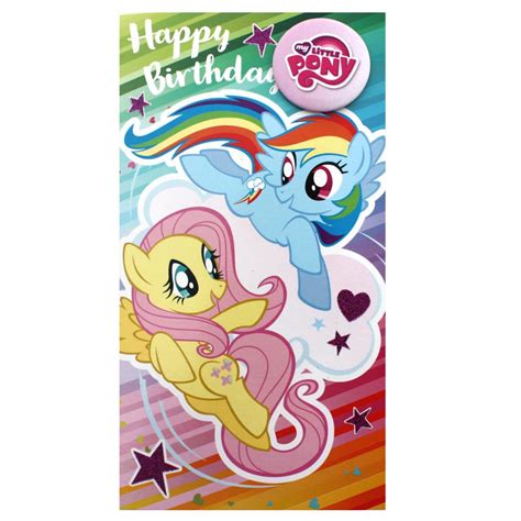 My Little Pony Birthday Cards Assorted Ebay