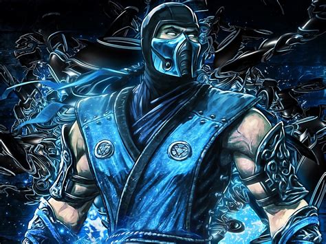 Mortal Kombat Sub Zero Digital Wall Art NFT Etsy