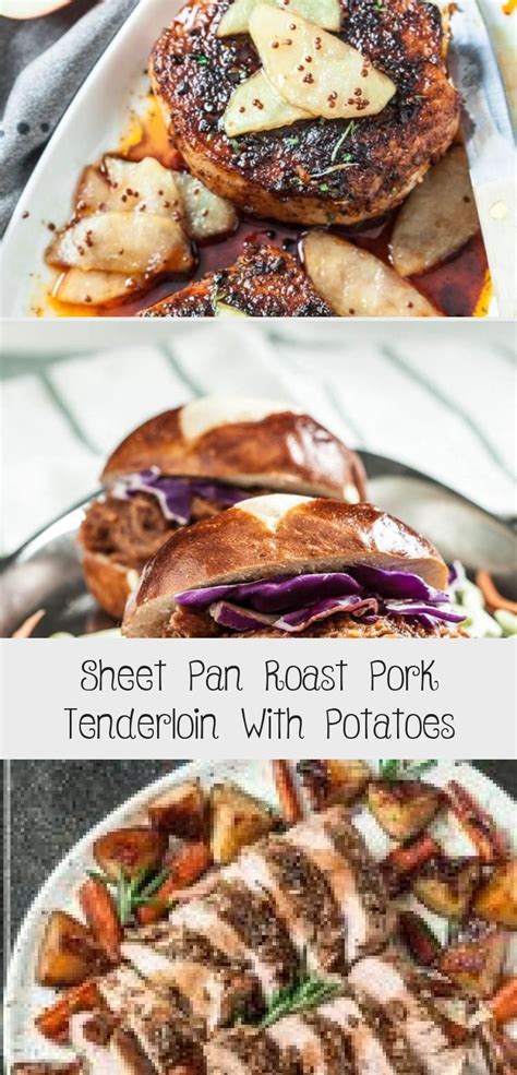 Add to pan with vegetables. Sheet Pan Roast Pork Tenderloin With Potatoes | Pork roast ...