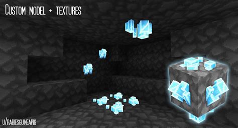 Minecraft Diamond Ore Texture After The Caves And Cliffs Update