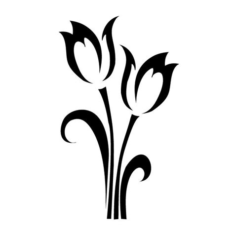 A vibrant design featuring a collection of patterned beetles. Vinilo flores | Silhouette art, Flower drawing, Floral ...