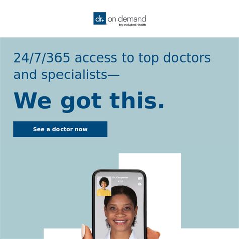 Get Access To Top Doctors Anytime Anywhere Doctor On Demand