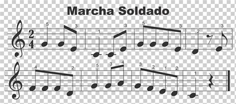Sheet Music Marcha Soldado Sixty Fourth Note Sheet Music Angle Text