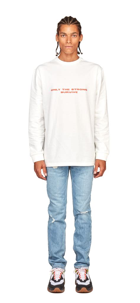 Only The Strong Survive Long Sleeve This White Long Sleeve Shirt