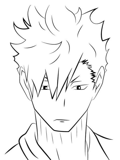 Anime Coloring Pages Haikyuu 349 Crafter Files