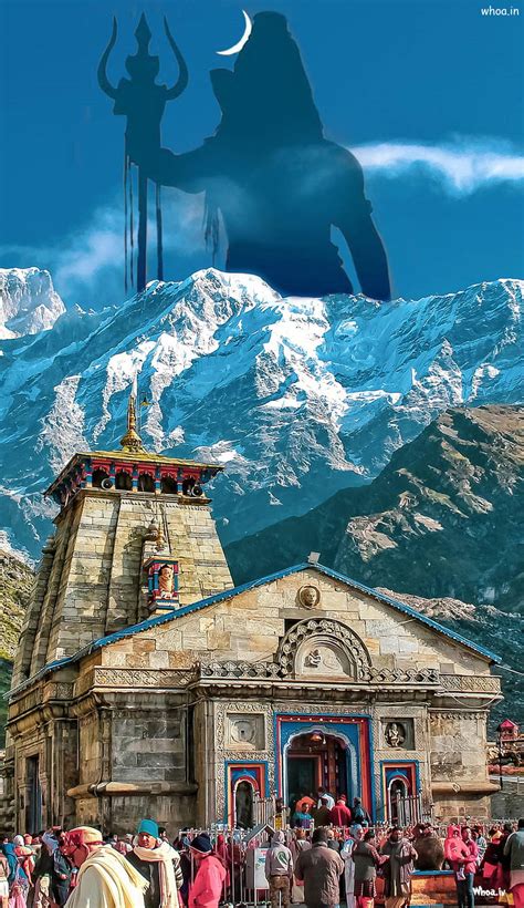 Download Kedarnath Lord Shiva Silhouette 4k Wallpaper