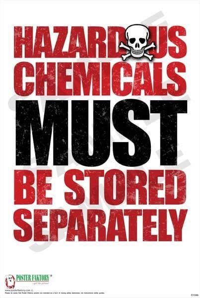 Chemical Safety Posters