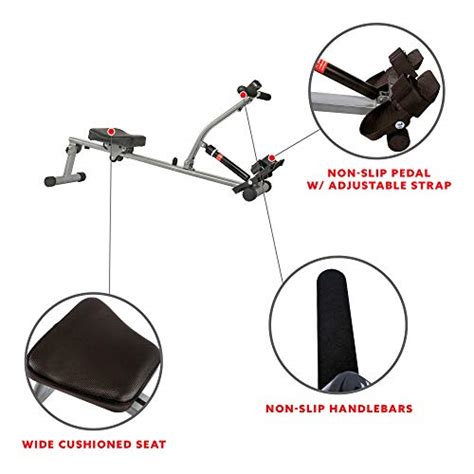 Sunny Health And Fitness Rowing Machine Rower With Adjustable Resistance