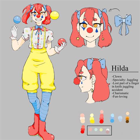 Clown Oc Hilda By Arcaderabbit On Newgrounds
