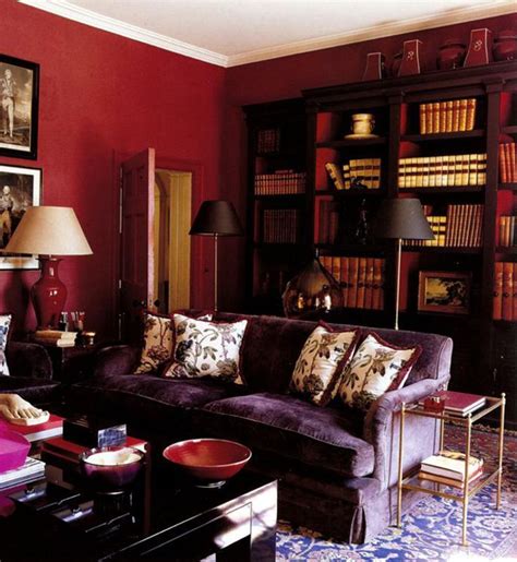 30 Unique Styling Ideas For Your Burgundy Living Room Color Schemes