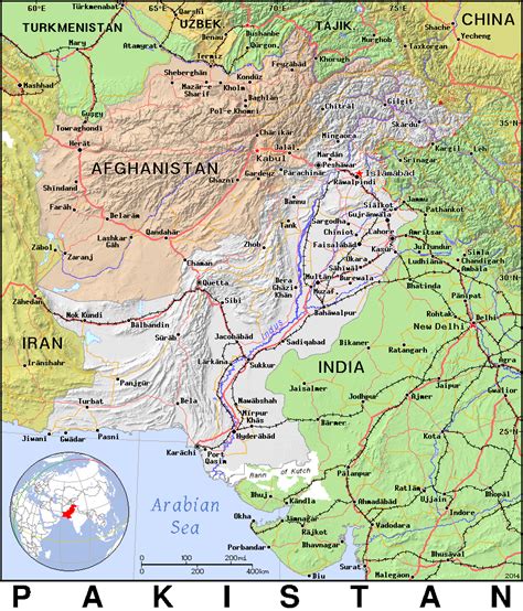 Pk · Pakistan · Public Domain Maps By Pat The Free Open Source